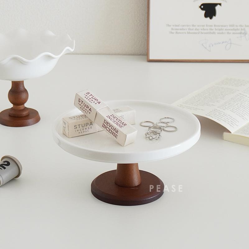 ウッド天然石北欧家具アクセサリースタンド
