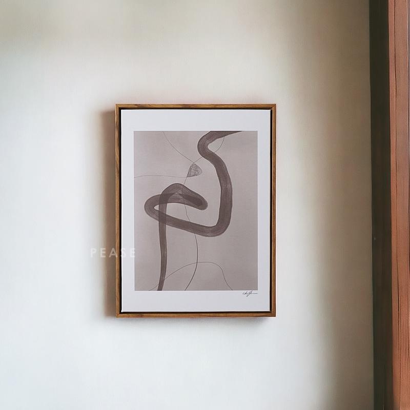 アートポスター フレーム付き 北欧 ポスター アートパネル 抽象