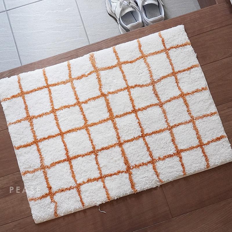 SIMPLE LIFE 浴室用マット チェック柄 compass1675327406.jpg