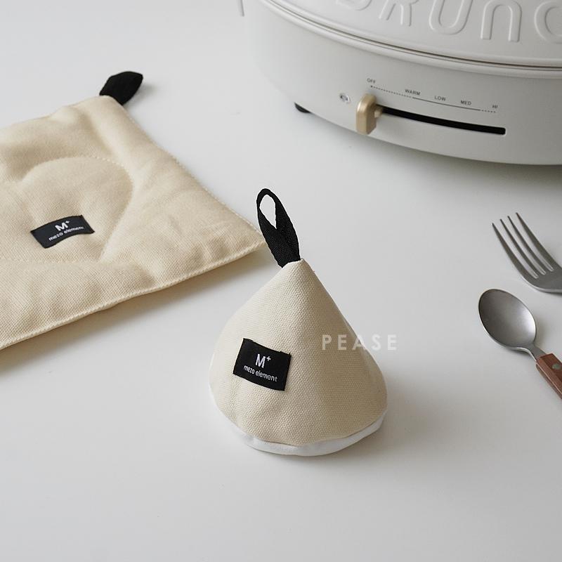 鍋つかみ 三角 ミトン 2個セット おしゃれ 北欧 綿 コットン