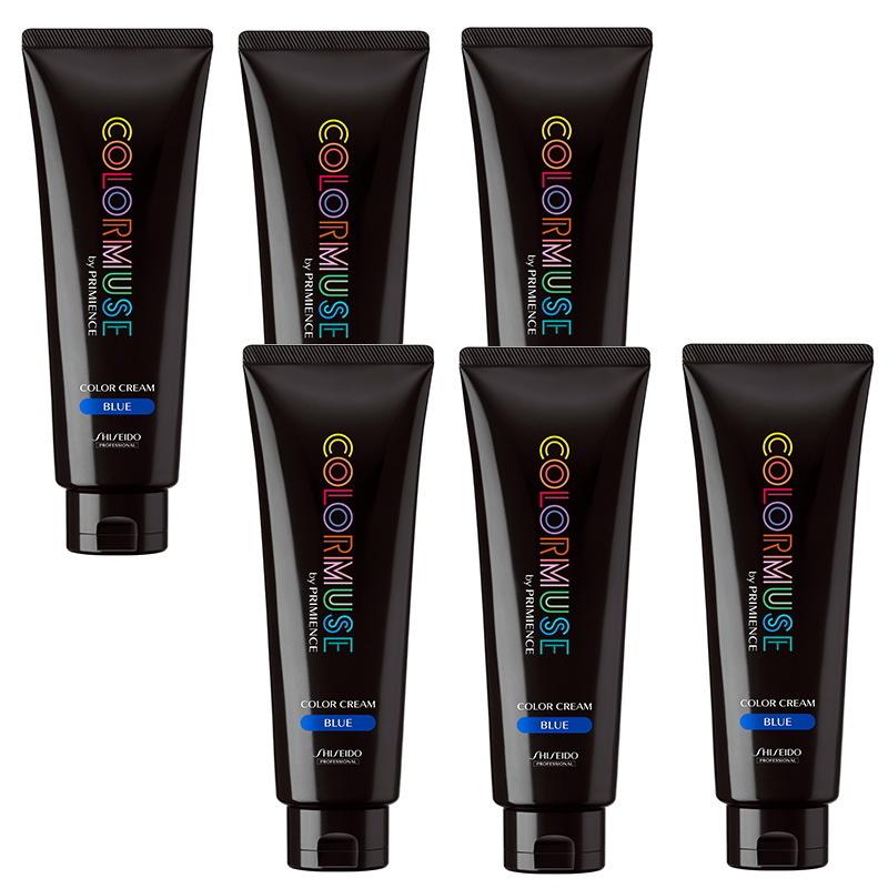 資生堂 カラーミューズ バイ プリミエンス カラークリーム ブルー 240g 6点セット 資生堂 カラーミューズ バイ プリミエンス カラークリーム ブルー 240g