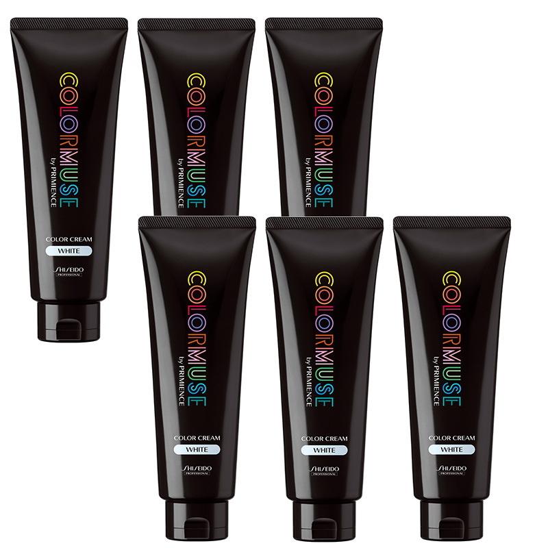 資生堂 カラーミューズ バイ プリミエンス カラークリーム ホワイト 240g ×6点セット 資生堂 カラーミューズ バイ プリミエンス カラークリーム ホワイト