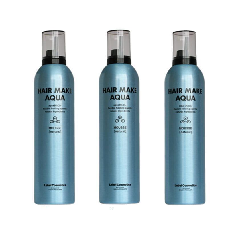 ルベル ヘアメイクアクア ムース ナチュラル (170g)×3本セット