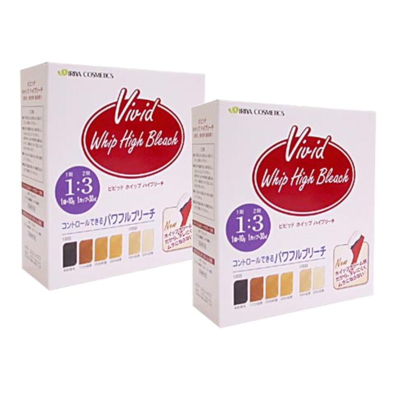 イリヤ ビビッド ホイップ ハイブリーチセット　(1剤:10g×5、2剤:150ml)×6点セット イリヤ ビビッド ホイップ ハイブリーチセット (1剤:10g×5、2剤:150ml
