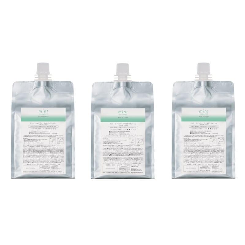 アリミノ ミント　シャンプー　マイルドリフレッシュ 1000mlリフィル×3点セット アリミノ ミント シャンプー マイルドリフレッシュ 1000mlリフィル×3点