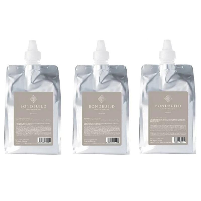 オレンジコスメ  ボンドビルド　プレックス　シャンプー　1000ml リフィル 【3個セット】 オレンジコスメ ボンドビルド プレックス シャンプー 1000ml リフィル