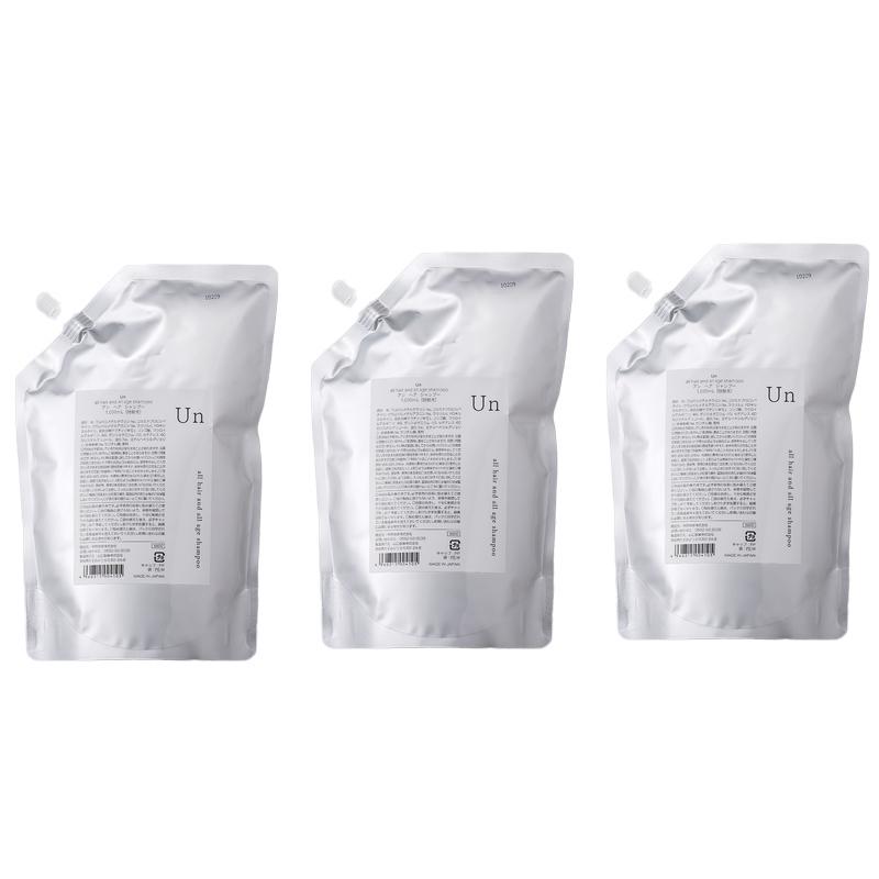 中京商事  Un　アン　ヘアシャンプー　1000ml ヘアトリートメント　1000g リフィルセット 中京商事 Un アン ヘアシャンプー 1000mlリフィル ×3点セット : PECHKA