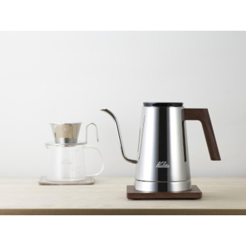 【新品・未使用】Kalita(カリタ)電動式ドリップ専用ポットシルバー Kalita(カリタ) 電気式ドリップ専用ポット KEDP-600(シルバー）JP