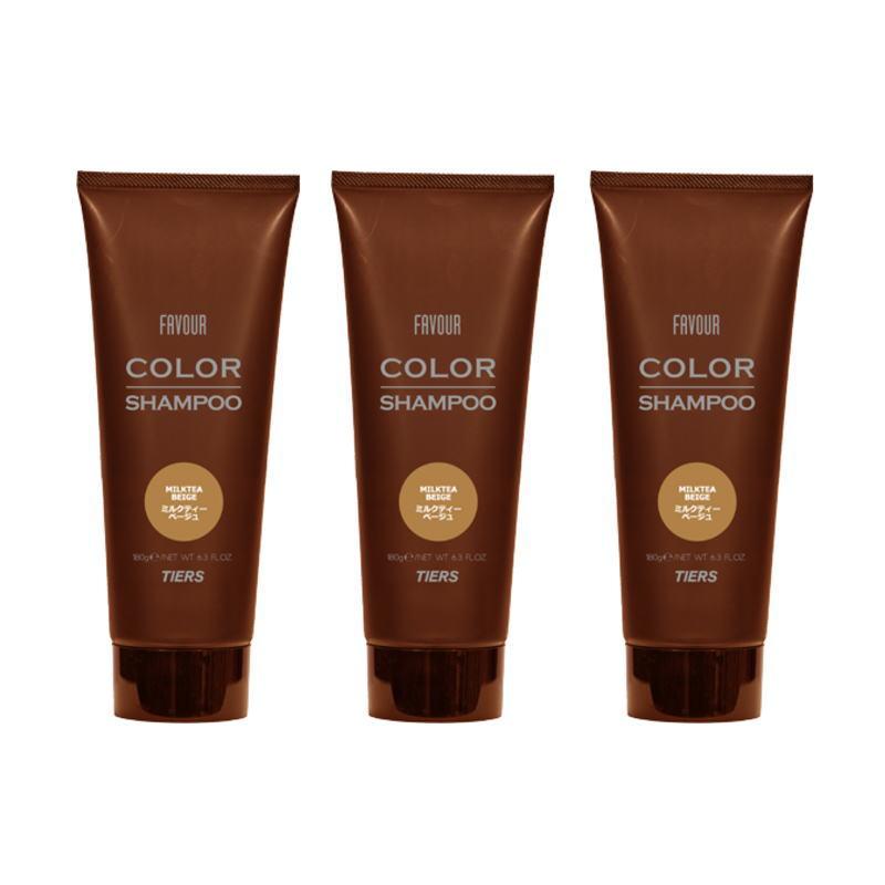 ティアーズ FAVOUR フェーバ カラーシャンプー ミルクティーベージュ