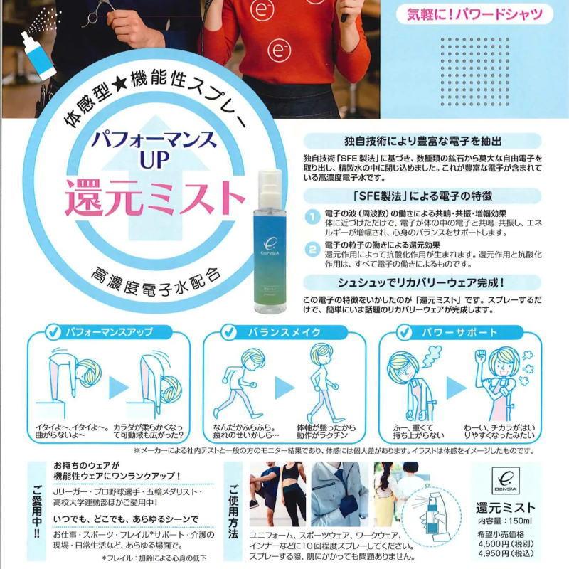 デンシア 還元ミスト 150ml : PECHKA - 通販 - Yahoo!ショッピング