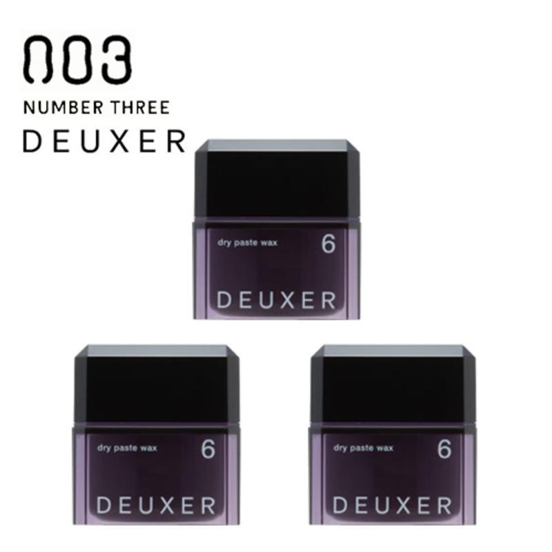 ナンバースリー DEUXER デューサー ドライペーストワックス6 80g3個