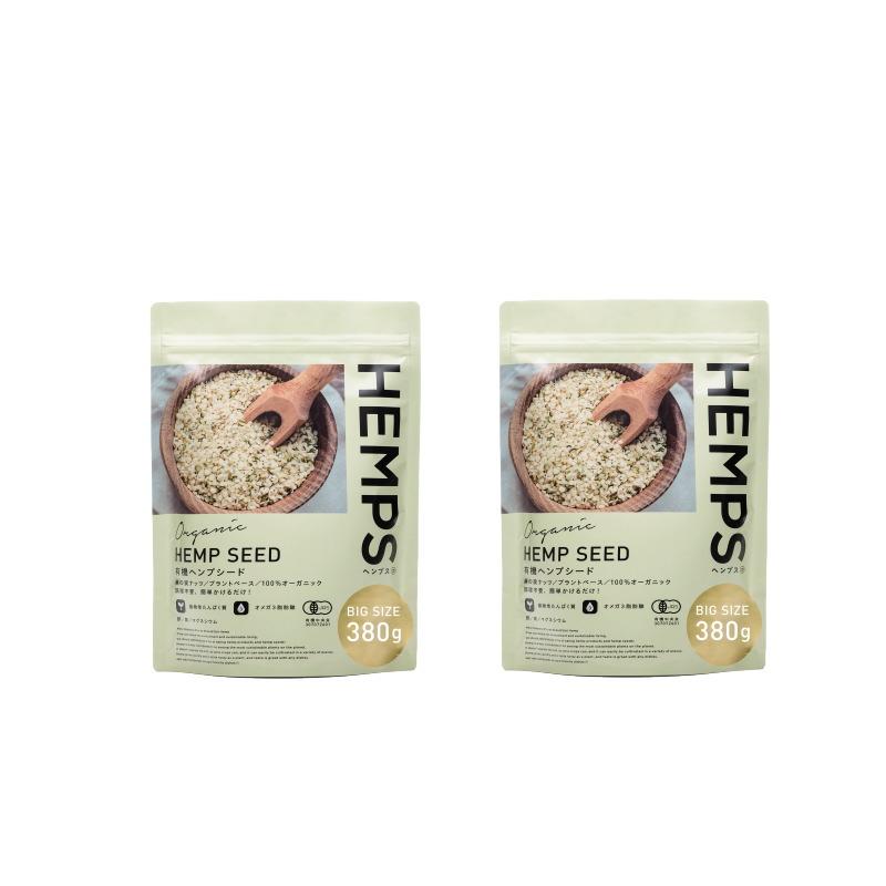 ヘンプフーズジャパン HEMPS 有機ヘンプシード 380g 【×3点セット】 ヘンプフーズジャパン HEMPS 有機ヘンプシード 380g ×2点セット