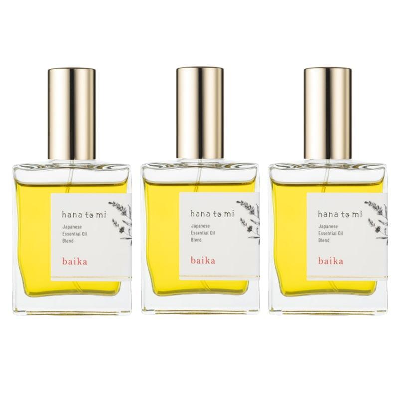 フレーバーライフ hana to mi(ハナトミ) オードトワレ バイカ 23ml（3点セット） フレーバーライフ hana to mi(ハナトミ) オードトワレ バイカ 23ml（3