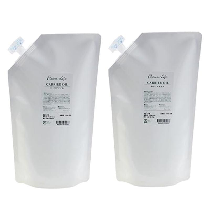 フレーバーライフ キャリアオイル ホホバオイルクリア 1000ml 詰替用（2点セット） フレーバーライフ キャリアオイル ホホバオイルクリア 1000ml 詰替用