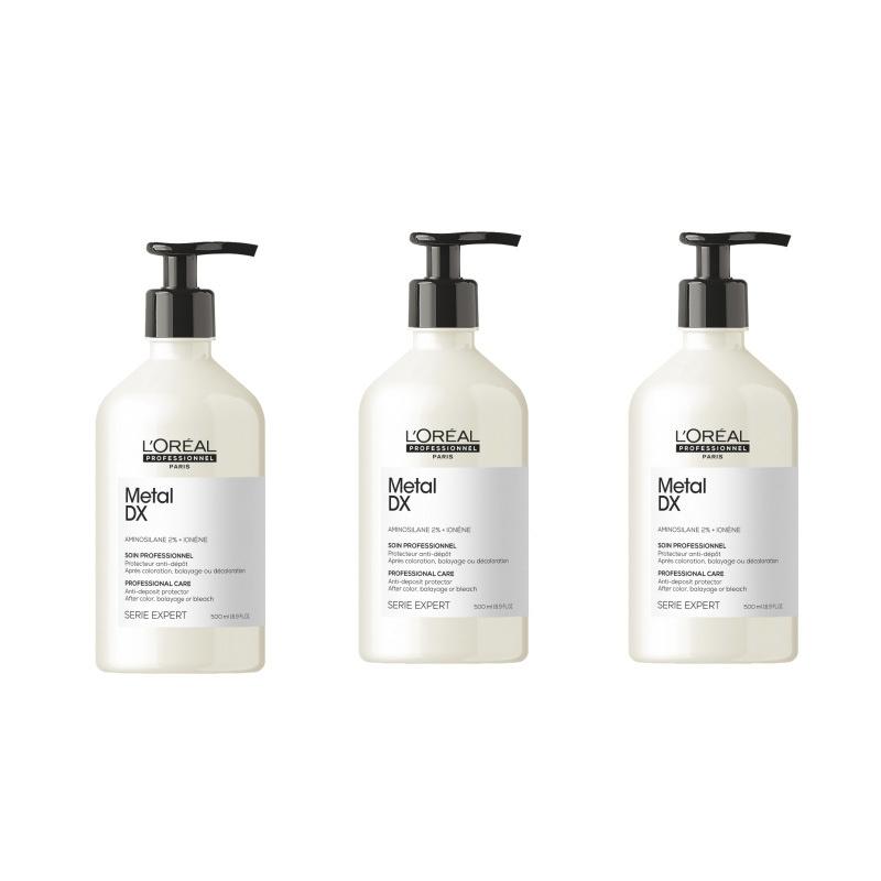 ロレアル プロフェッショナル メタルDX ケア 500ml ×3点セット ロレアル プロフェッショナル メタルDX ケア 500ml ×3点セット