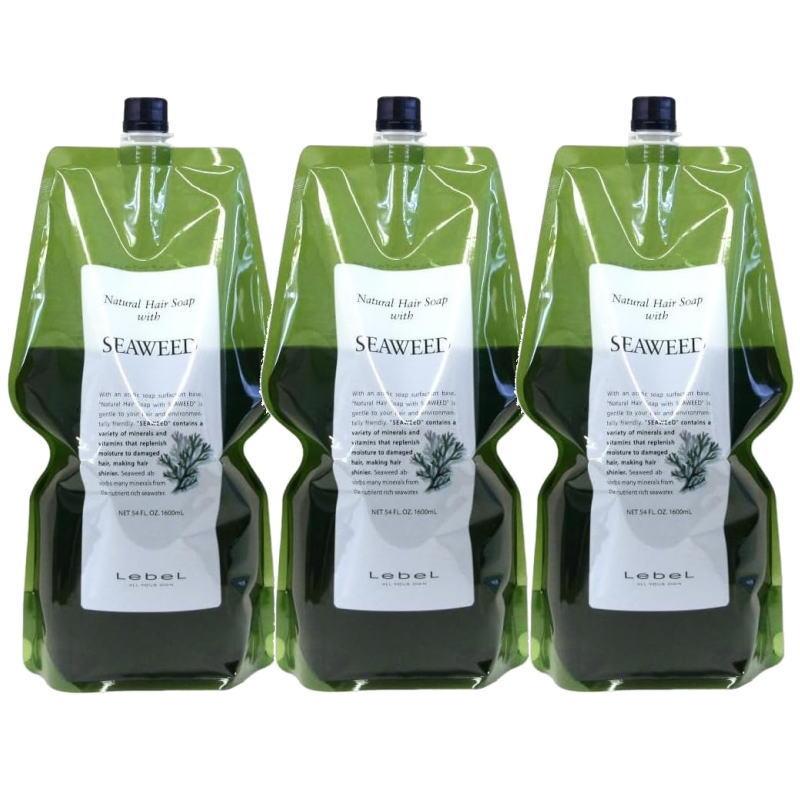 ルベル　ナチュラル ヘア ソープ ウィズ SW　1600mlリフィル【3個セット】 ルベル ナチュラル ヘア ソープ ウィズ SW 1600mlリフィル3個セット