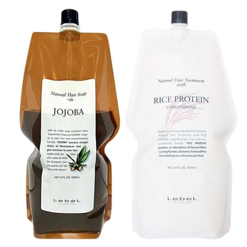 ルベル　ナチュラル ヘア ソープ ウィズ JO(1600ml) トリートメント ウィズ RP　(1600ml) リフィルセット ルベル ナチュラル ヘア ソープ ウィズ JO(1600ml) トリートメント RP