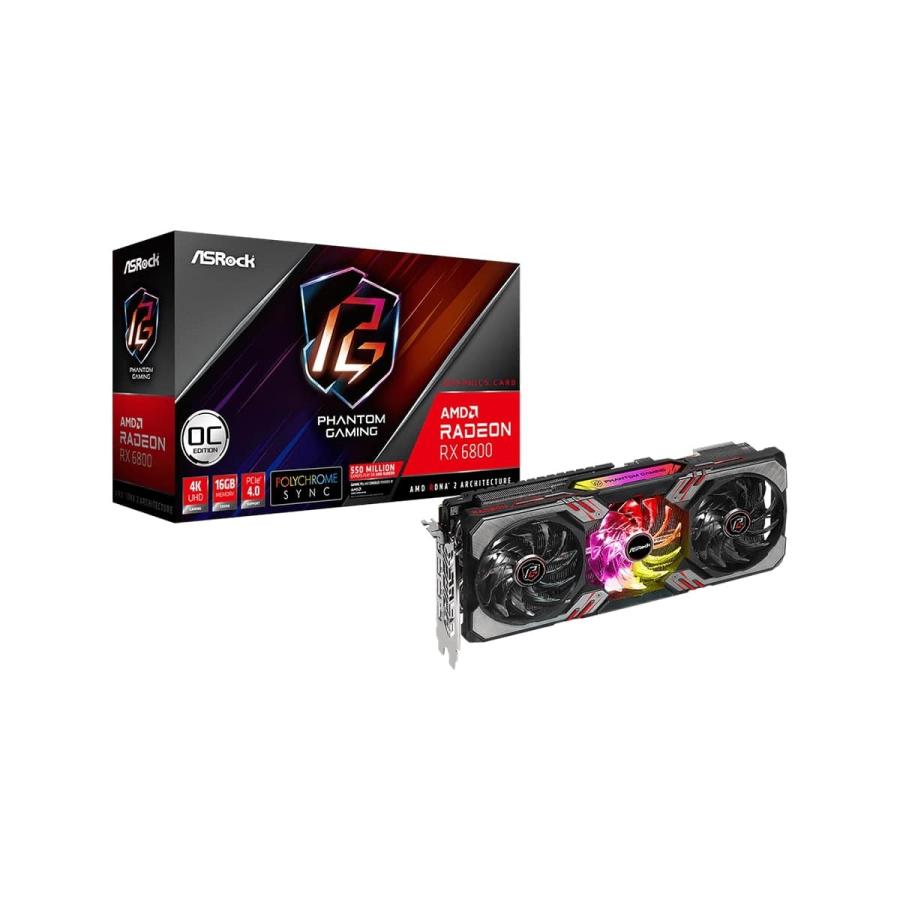 100 の保証 Asrock Radeon Rx 6800 搭載 グラフィックボード Rx 6800 Pg D 16g Oc 特売 Maridis Fr
