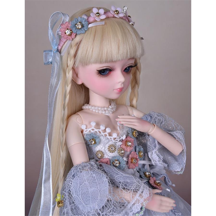 最初の Bjdドール 人形本体 眼球 顔メイク ウィッグ 靴 服 アクセサリー ドールセット姫 45cm関節人形 Bjd女性人形 フルセット 着せかえ 人形 人形 Dbja Jp
