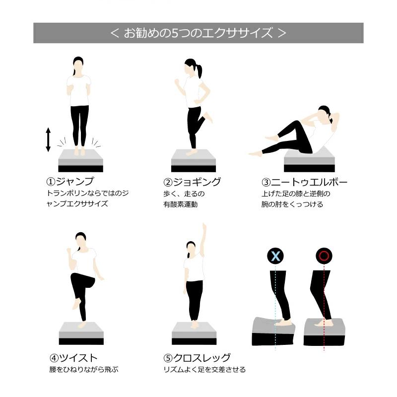 トランポリン コイルスプリング クッショントランポリン クッション型 ダイエット 運動 大人 子供 家庭用 室内 エクササイズ 組立て不要 手洗い可能 Jk66 ペコズショップ 通販 Yahoo ショッピング