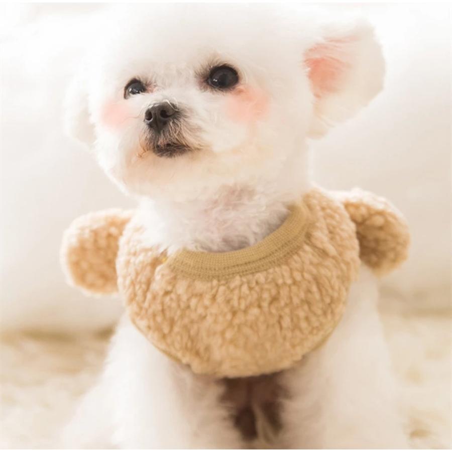 犬服 ペット服 冬 もふもふベスト 起毛 防寒 おしゃれ 小型犬 Clothes 1 Pecreeヤフー店 通販 Yahoo ショッピング