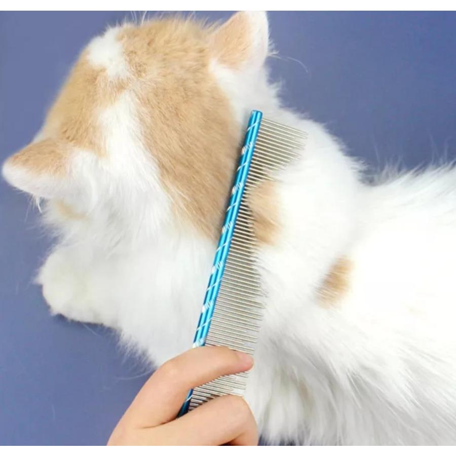 送料無料 長毛猫用 コーム 19ｃｍ 2カラー トリミング エキドチックロングヘアー スコテッシュフォールド ペルシャ メヌエット |  | 03