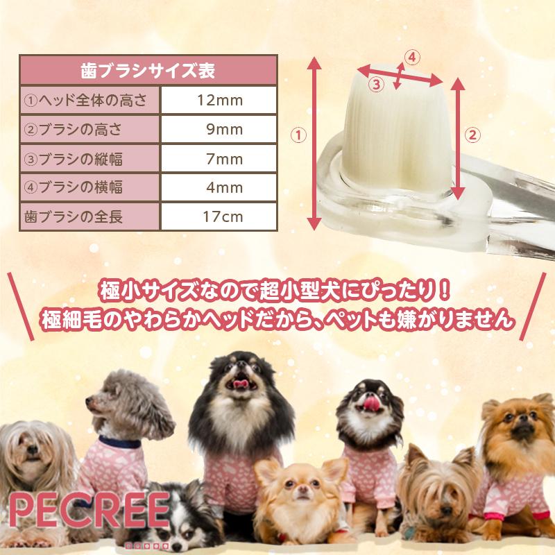 犬 猫 歯ブラシ 歯磨き ミニサイズ 嫌がらない 超柔で極小 小型犬　 |  | 01