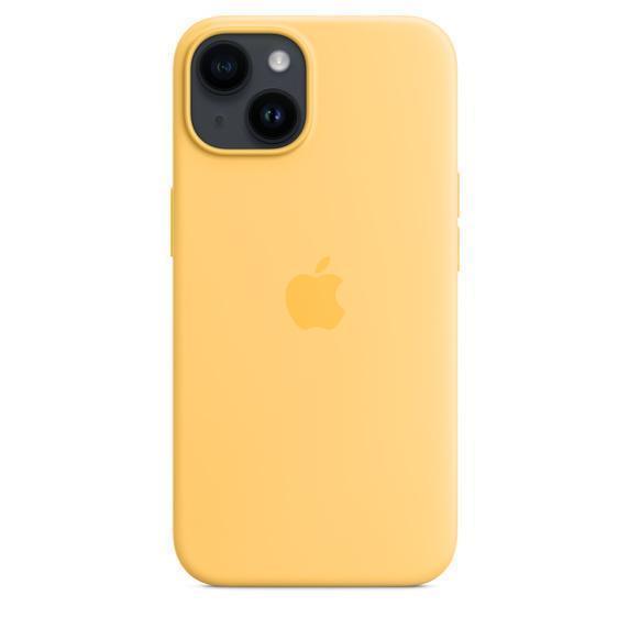 純正 iPhone 14 シリコンケース サングロー Sunglow イエロー 純正 iPhone 14 シリコンケース サングロー Sunglow イエロー