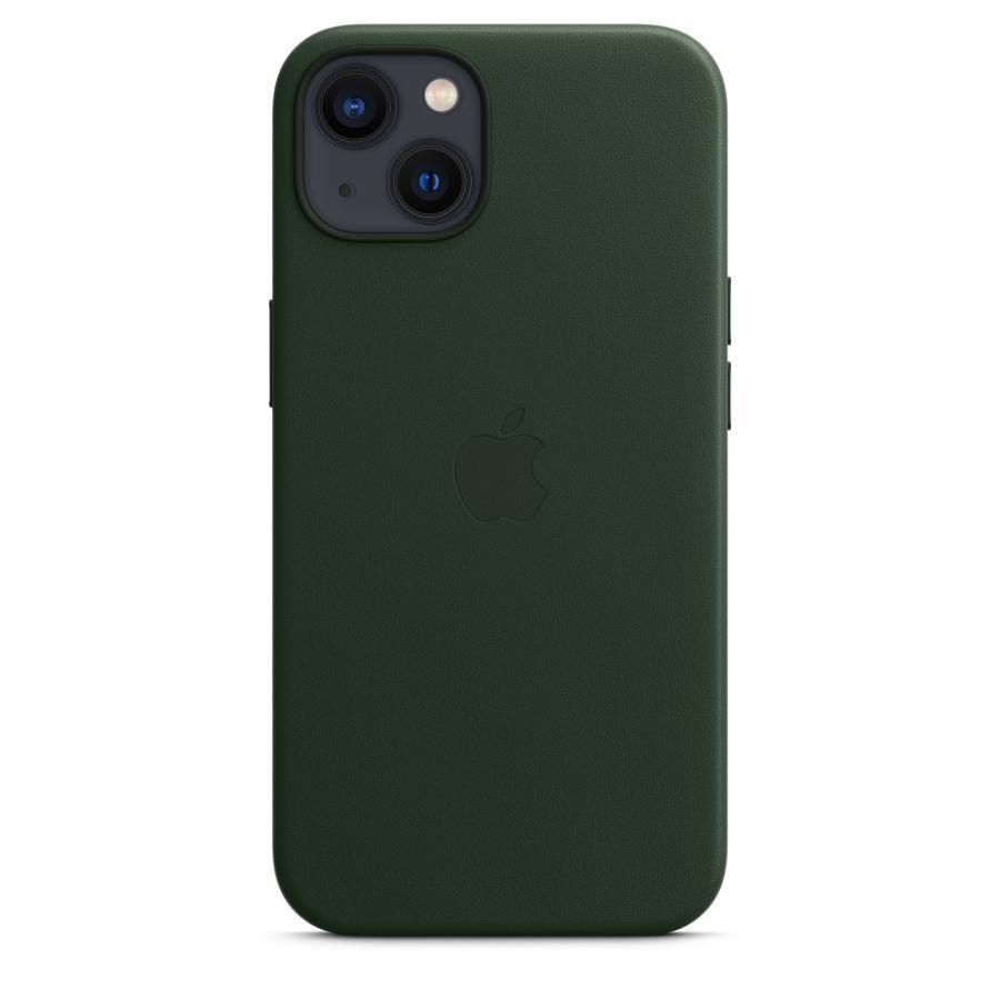 純正 iPhone13 レザーケース セコイアグリーン MagSafe対応 緑 純正 iPhone13 レザーケース セコイアグリーン MagSafe対応 緑