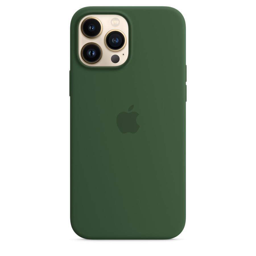 純正 iPhone 13 Pro Max シリコンケース クローバー 緑 MagSafe 純正 iPhone 13 Pro Max シリコンケース クローバー 緑 MagSafe