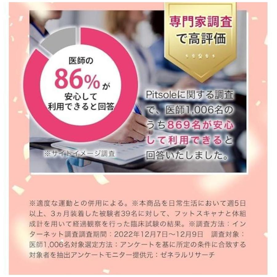 新品 Pitsole ピットソール 中敷き 美脚 姿勢サポート 美姿勢 新品 Pitsole ピットソール 中敷き 美脚 姿勢サポート 美姿勢