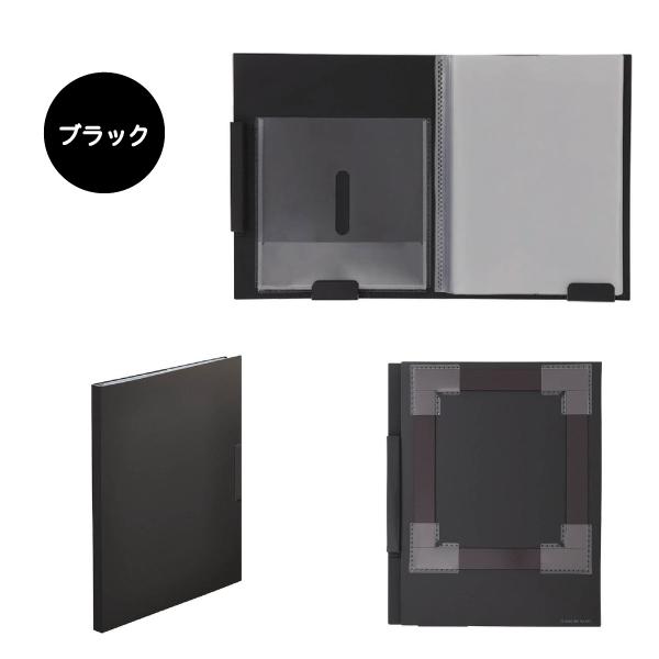 キングジム 冷蔵庫ピタッとファイル 2931 書類整理タイプ スキットマン ブラック ホワイト A4 マグネット式 磁石 ホワイトボード レシート クーポン 収納 整理 | KING JIM | 11