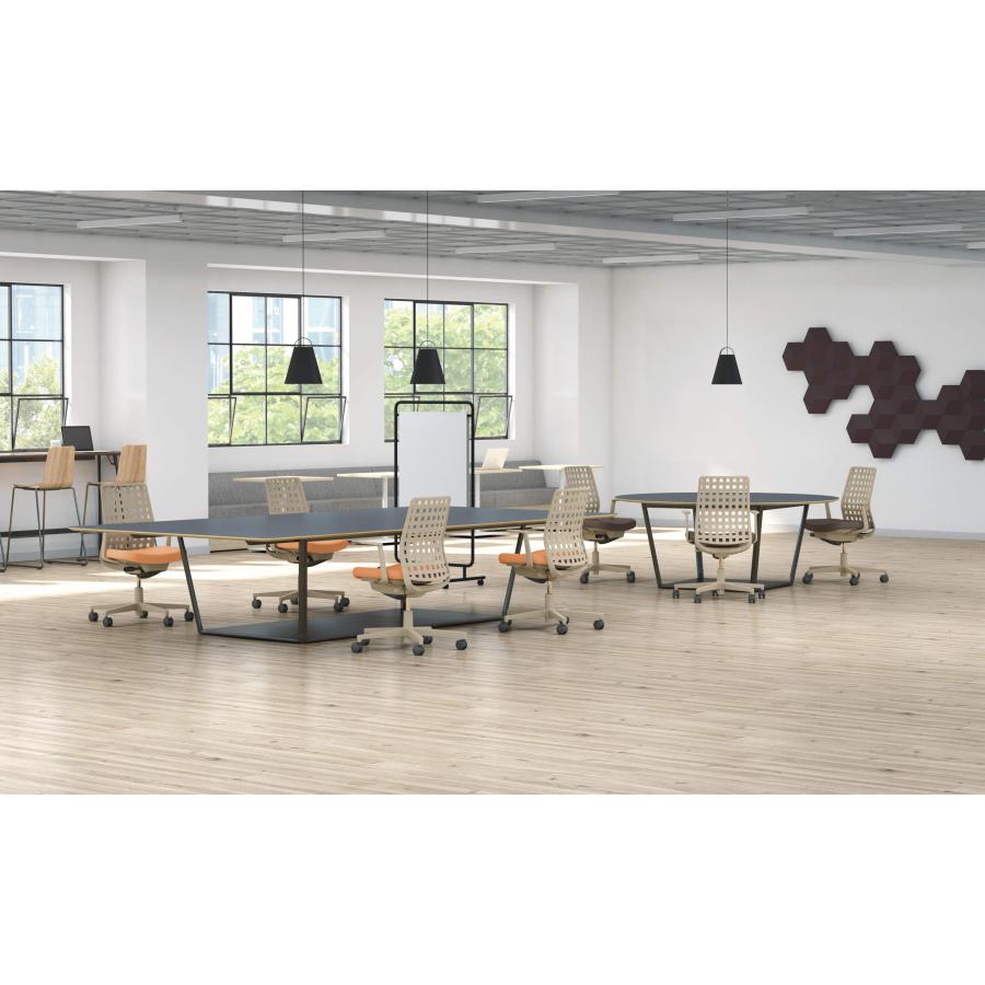 限定！【配送のみ・お客様組立】 コクヨ モネット C03-B113U-BE2E2E21 ショルダーサポート付 ランバーサポート有 L肘  ポリウレタンキャスタ