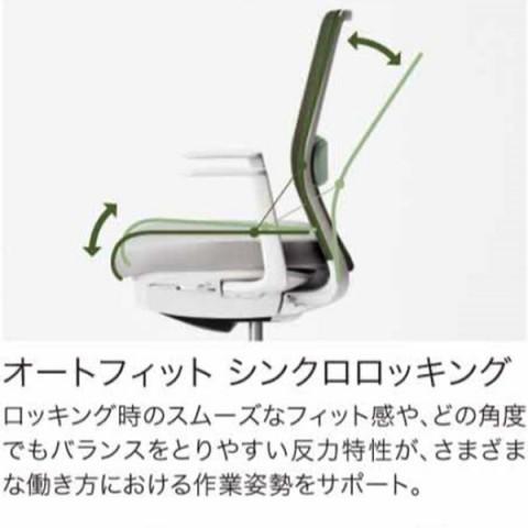 【配送のみ・お客様組立】 コクヨ モネット C03-B210U-B2H2HX1 L型肘 脚ブラック 本体色ブラック ポリウレタン巻きキャスターの画像