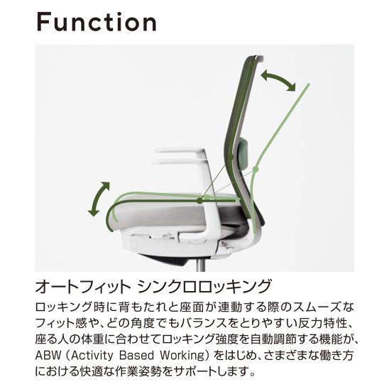 【配送のみ・お客様組立】 コクヨ モネット C03-B210W-BAGAGX1 L型肘 脚ブラック 本体色ブラック ナイロンキャスターの画像