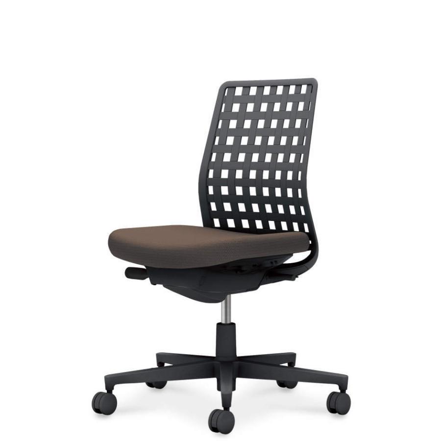 【配送のみ・お客様組立】 コクヨ モネット 背樹脂シェルタイプ  C03-B300U-BM6BKX1 肘なし ポリウレタン巻きキャスター