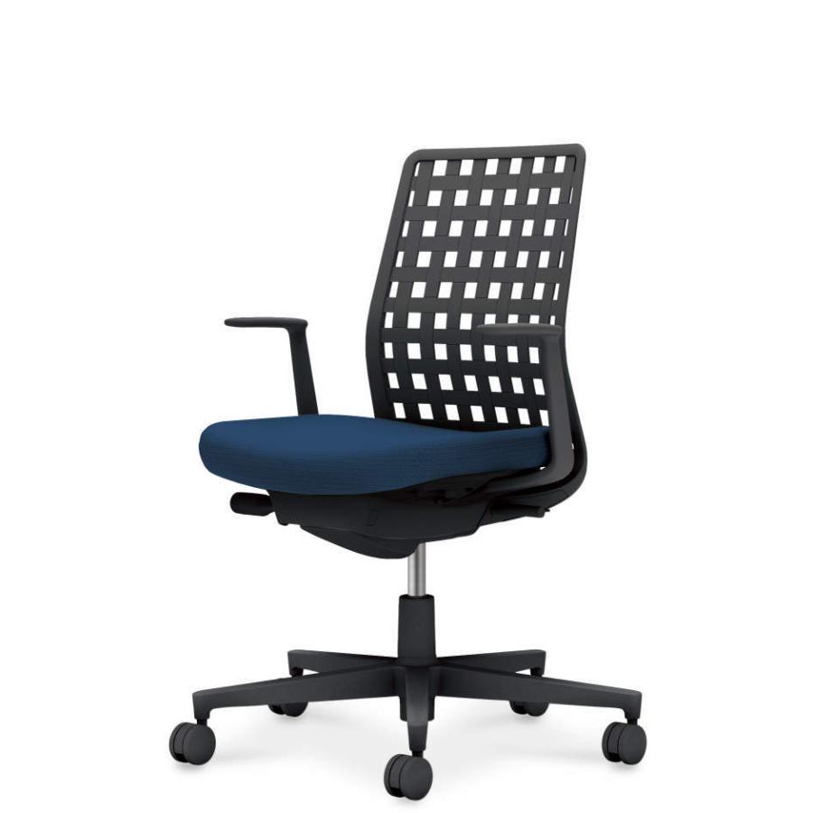 【配送のみ・お客様組立】 コクヨ モネット 背樹脂シェルタイプ  C03-B310W-BT7BKX1 L型肘 ナイロンキャスター