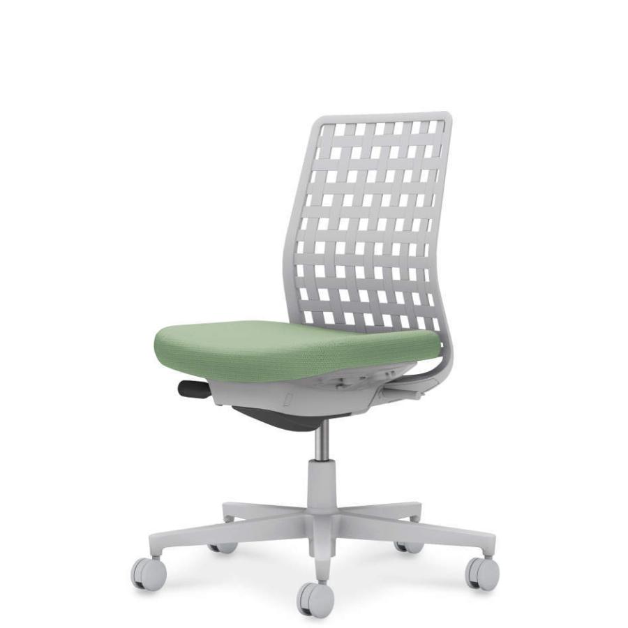 【配送のみ・お客様組立】 コクヨ モネット 背樹脂シェルタイプ  C03-G300W-G2HE2X1 肘なし ナイロンキャスター