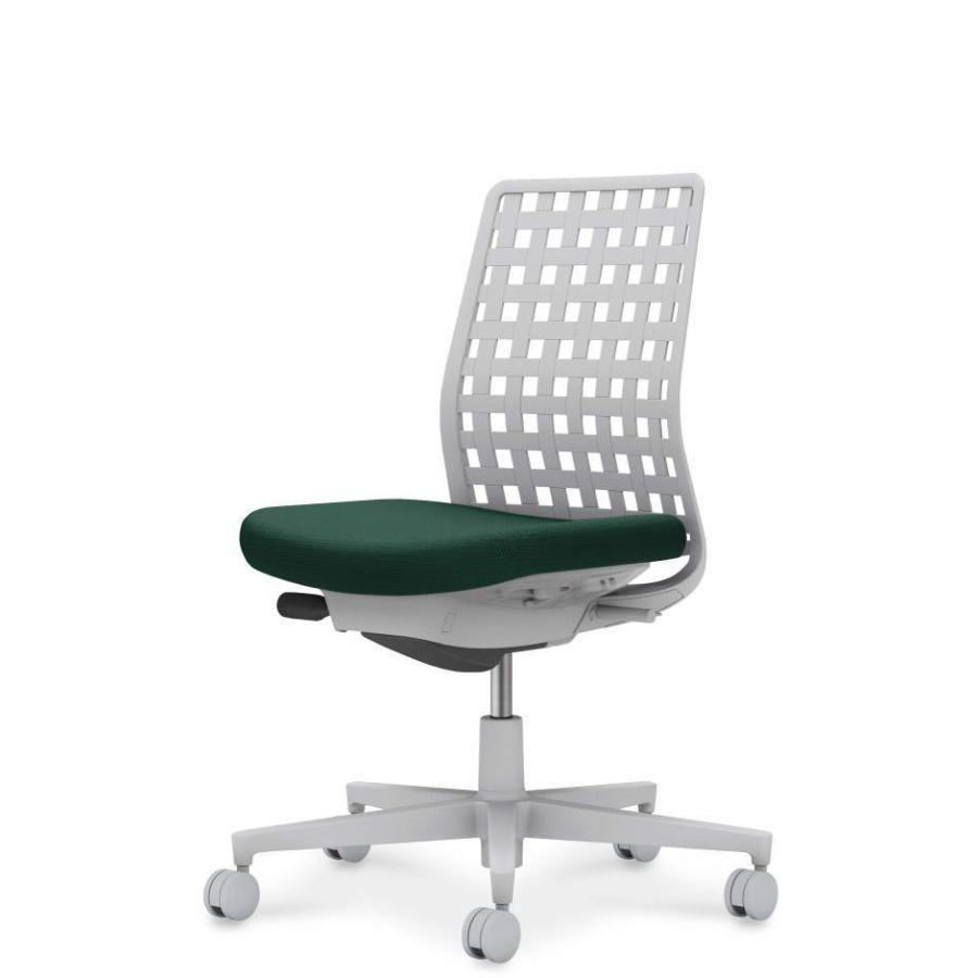 【配送のみ・お客様組立】 コクヨ モネット 背樹脂シェルタイプ  C03-G300W-GQ6E2X1 肘なし ナイロンキャスター