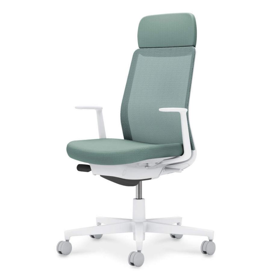 【配送のみ・お客様組立】 コクヨ モネット C03-W111W-W3939X1 ショルダーサポート付 ランバーサポート無 L肘  ナイロンキャスター