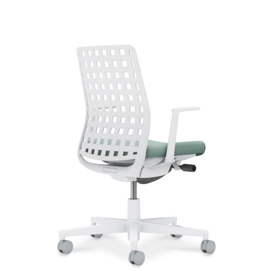 【配送のみ・お客様組立】 コクヨ モネット 背樹脂シェルタイプ  C03-W310W-W39E1X1 L型肘 ナイロンキャスター_1