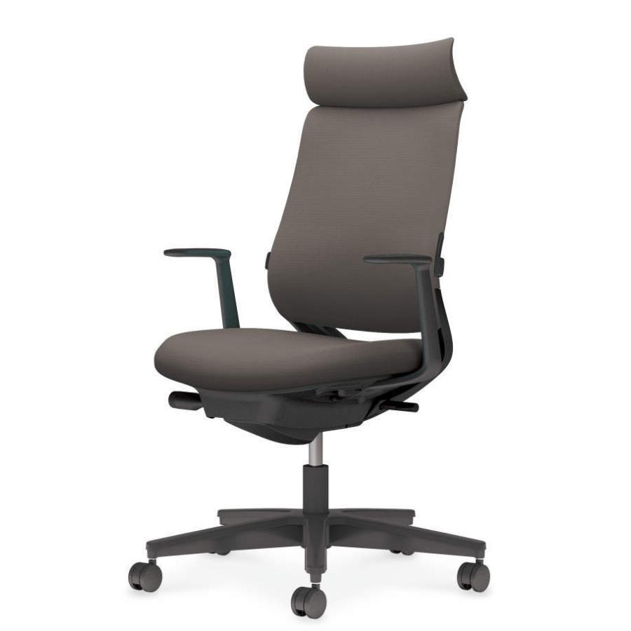 古家具】オールドカリモク ウォルナット色の無垢材ダイニングチェアB