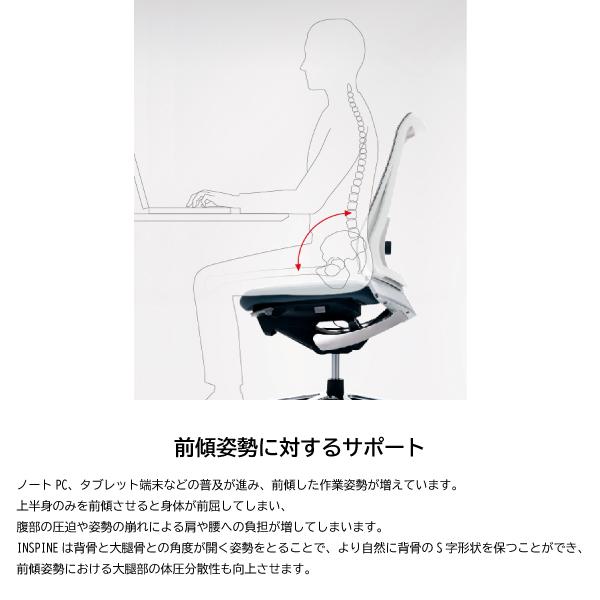 【配送のみ・お客様組立】コクヨ インスパイン INSPAINE CR-GA2511E1 ローバック 可動肘 ホワイトフレーム 布張り オフィスチェア_10
