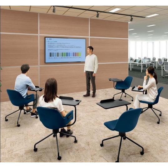 K02-B812W ミーティングチェ 送料無料】 【抗菌加工】 コクヨ オールインワン All in One K02