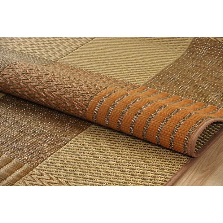 イケヒコ ラグ い草 国産 純国産 日本製 モダン 抗菌防臭 自然素材