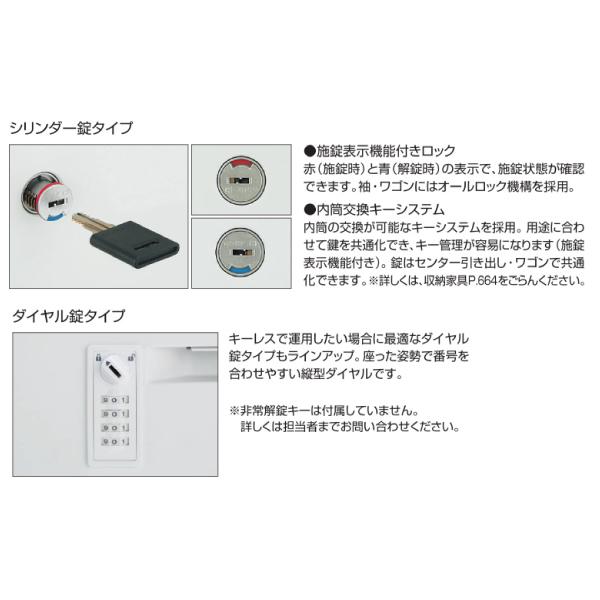 【配送のみ・お客様組立】コクヨ iS 片袖デスク A4シリンダー錠タイプ SD-ISN1475LCAS W1400 D750 収納 ラッチ機構 スチール ホワイトの画像