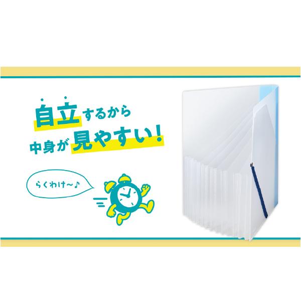 SEPAL セキセイ らくわけファイル A4 ファイル 収納 プリント 勉強