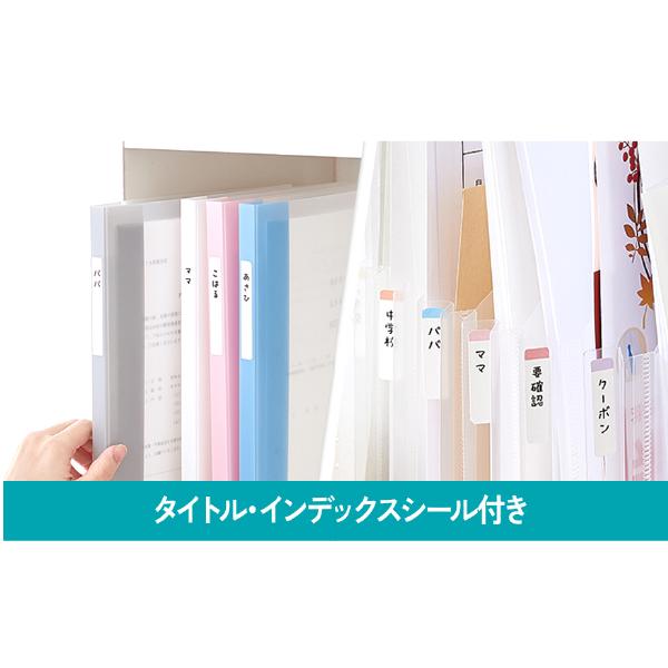 SEPAL セキセイ らくわけファイル A4 ファイル 収納 プリント 勉強
