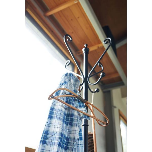 ポールハンガー COD-269BK 衣類掛け コートハンガー アイアン おしゃれ  高級感 かわいい ポールスタンド アンティーク調 アラベスク | 東谷 | 11