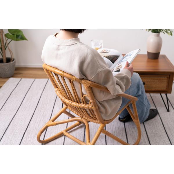 チェア GUY-256 チェアー ラタン 籐 椅子 イス パーソナルチェア アジアン かわいい おしゃれ 背もたれ アームレスト リビング | 東谷 | 11